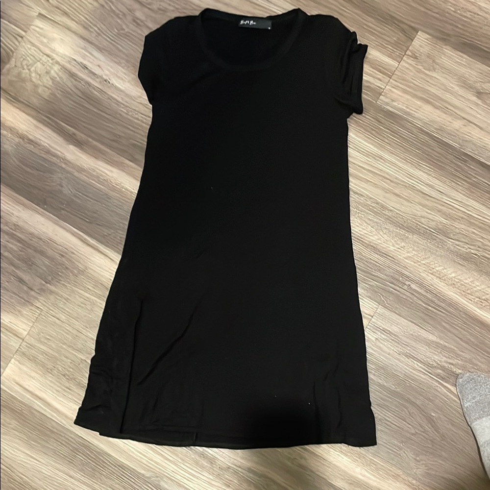 Black Short Sleeve Dress